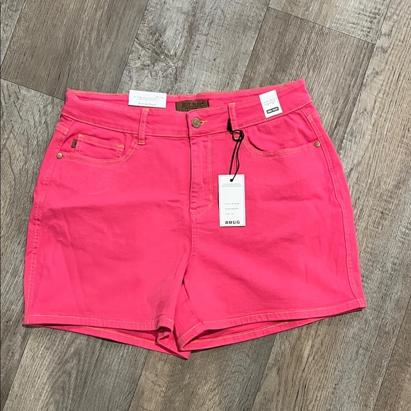 Judy Blue Pants - Judy Blue Hot Pink Jean Shorts